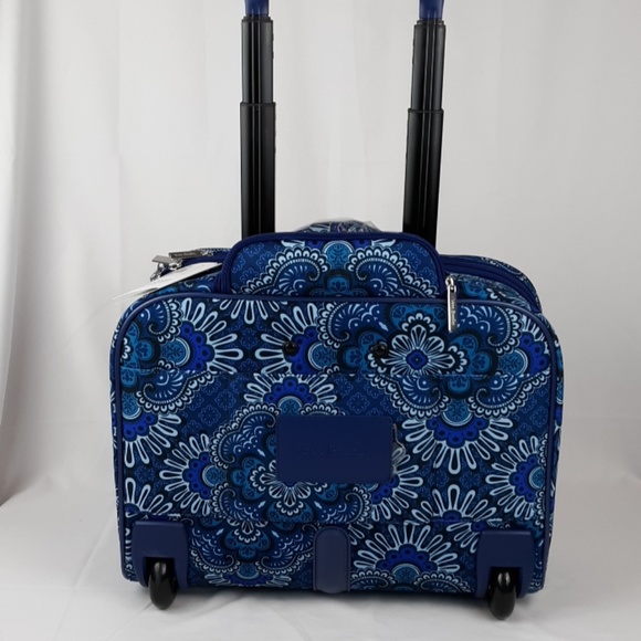 Vera Bradley Bags Nwt Vera Bradley Rolling Work Bag In Blue